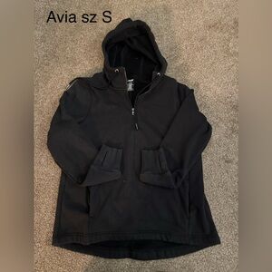 Women’s Black AVIA  Hooded Sweatshirt SZ s